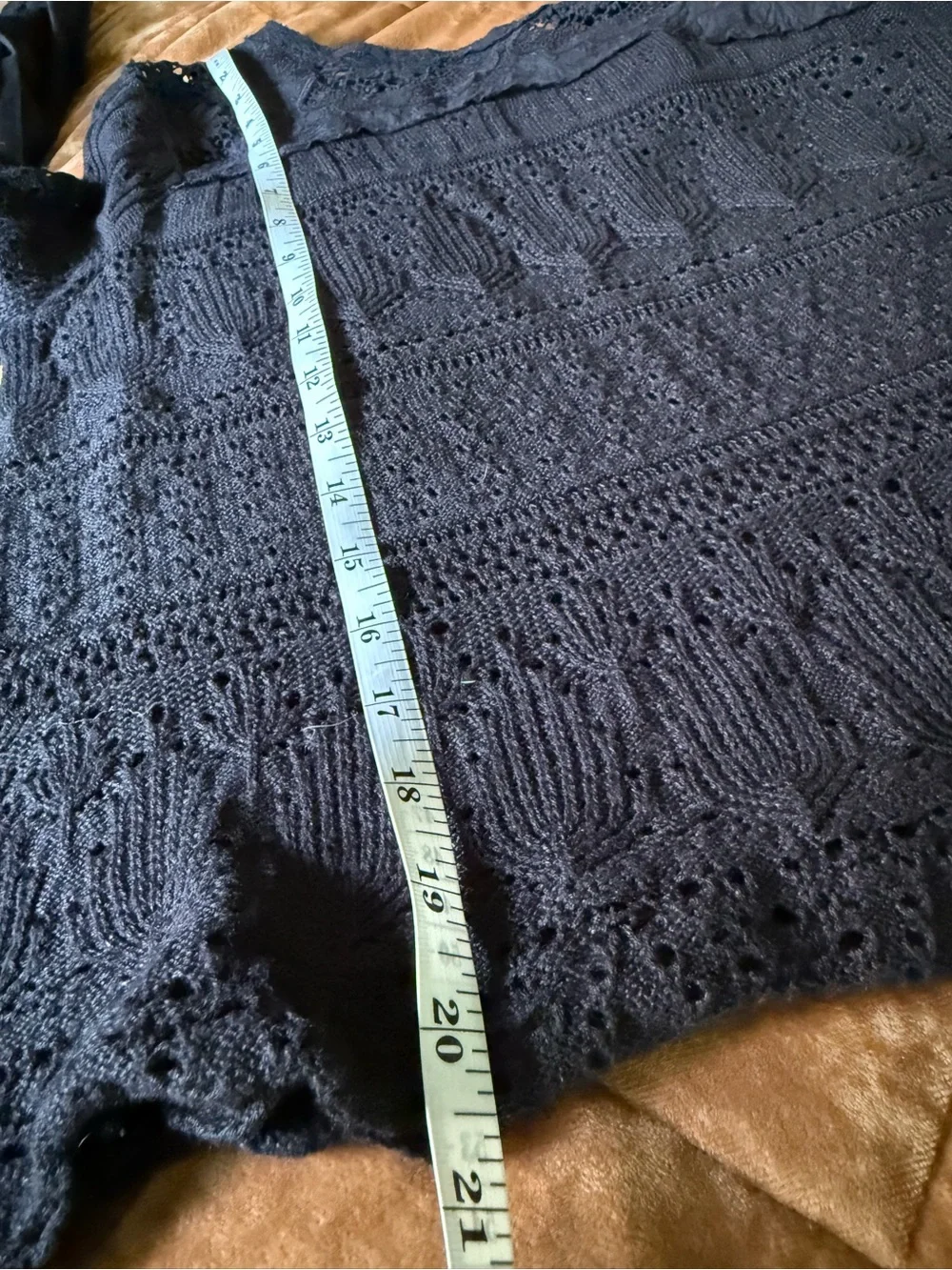 Free People Once Upon A Time Lace Bell Sleeves Top In Black